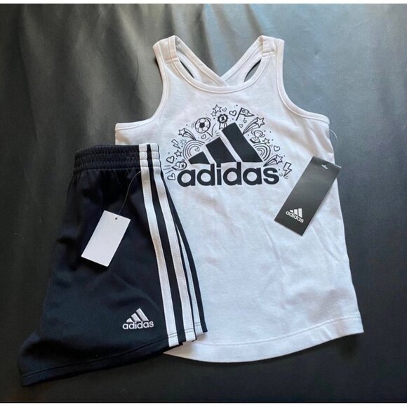 NWT Adidas Athletic Set Girls Size 4
